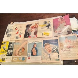 Life magazine 1940s Print Ads Jean Harlow Remington Little Lulu Eureka